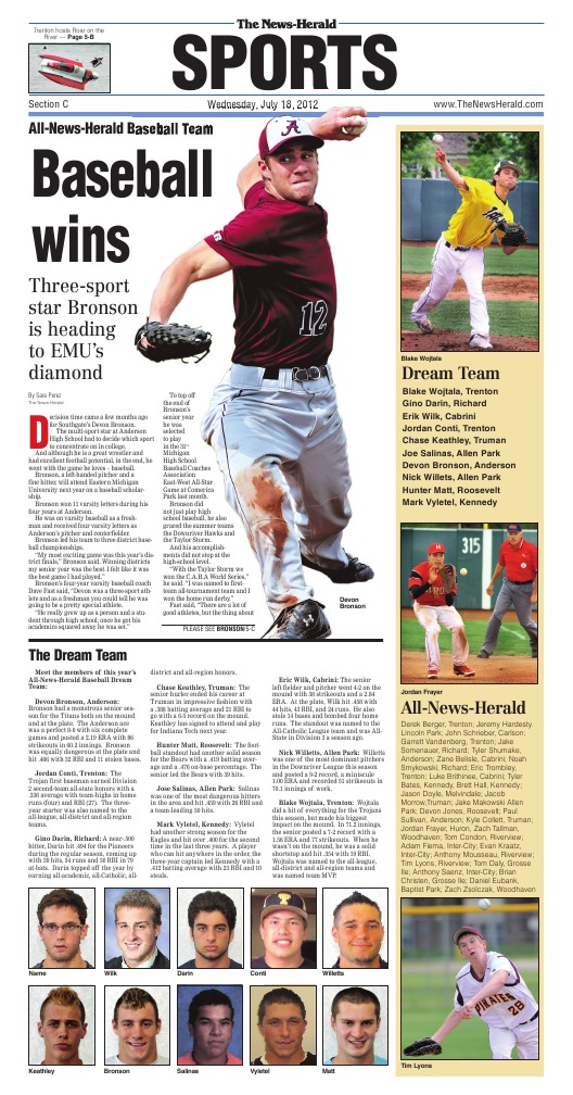 NewsHerald Sports Front Page 718 PDF Major League Baseball