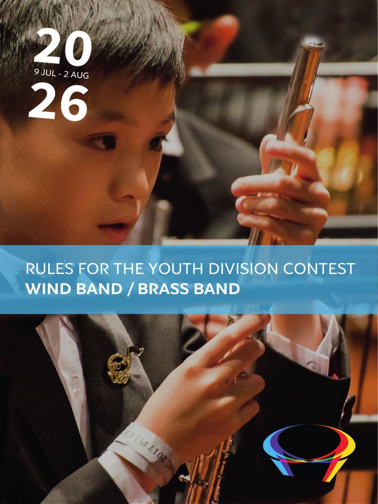Rules For The Youth Divisions Sections Wind Band and Brass Band | PDF