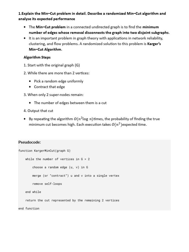 RA Mid-1 | PDF | Theoretical Computer Science | Graph Theory