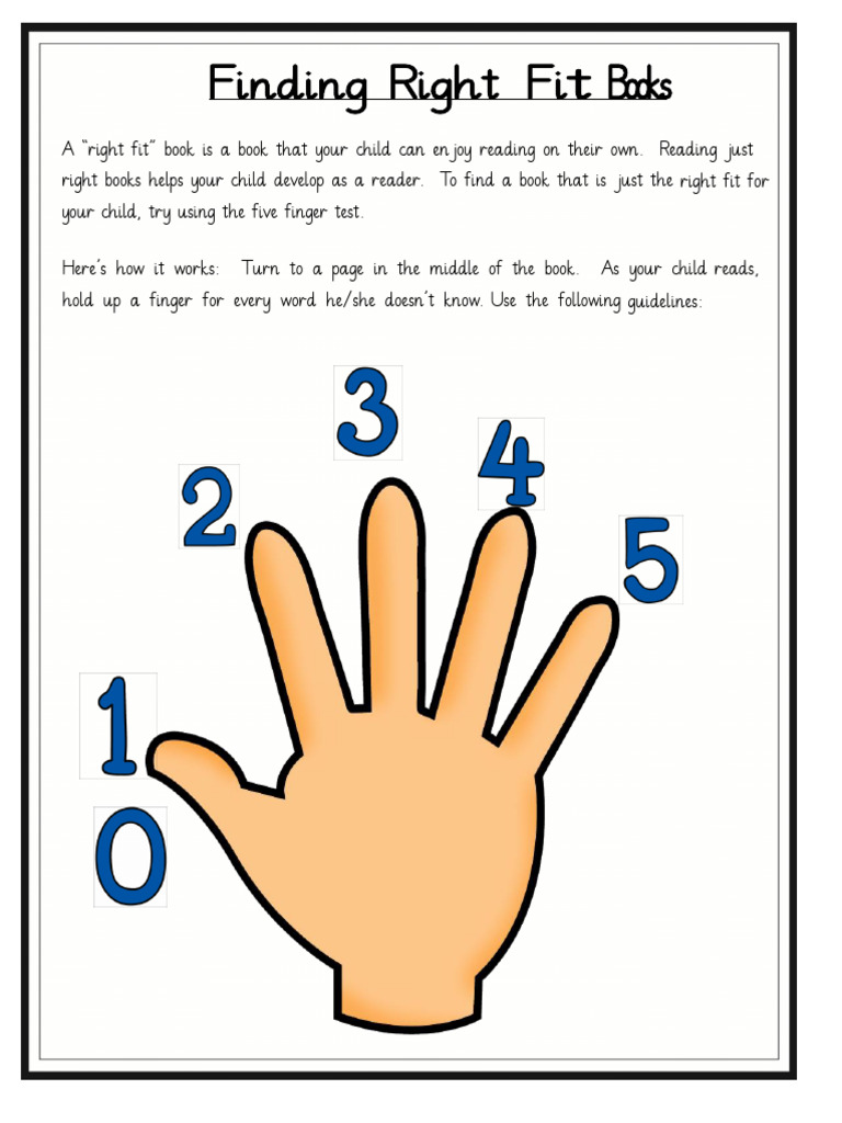 Finding The Right Fit Book | PDF