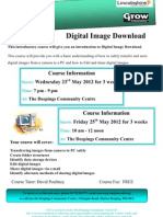 Digital Image Download: Course Information