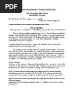 Choir Music Reading Cheat Sheet | PDF | Clef | Notation