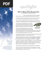 Download Spotlight 425 NCs Film Tax Incentives Good Old-Fashioned Corporate Welfare by John Locke Foundation SN100408743 doc pdf