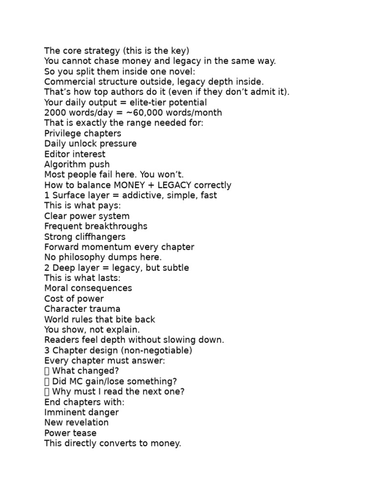 The Core Strategy (This Is The | PDF