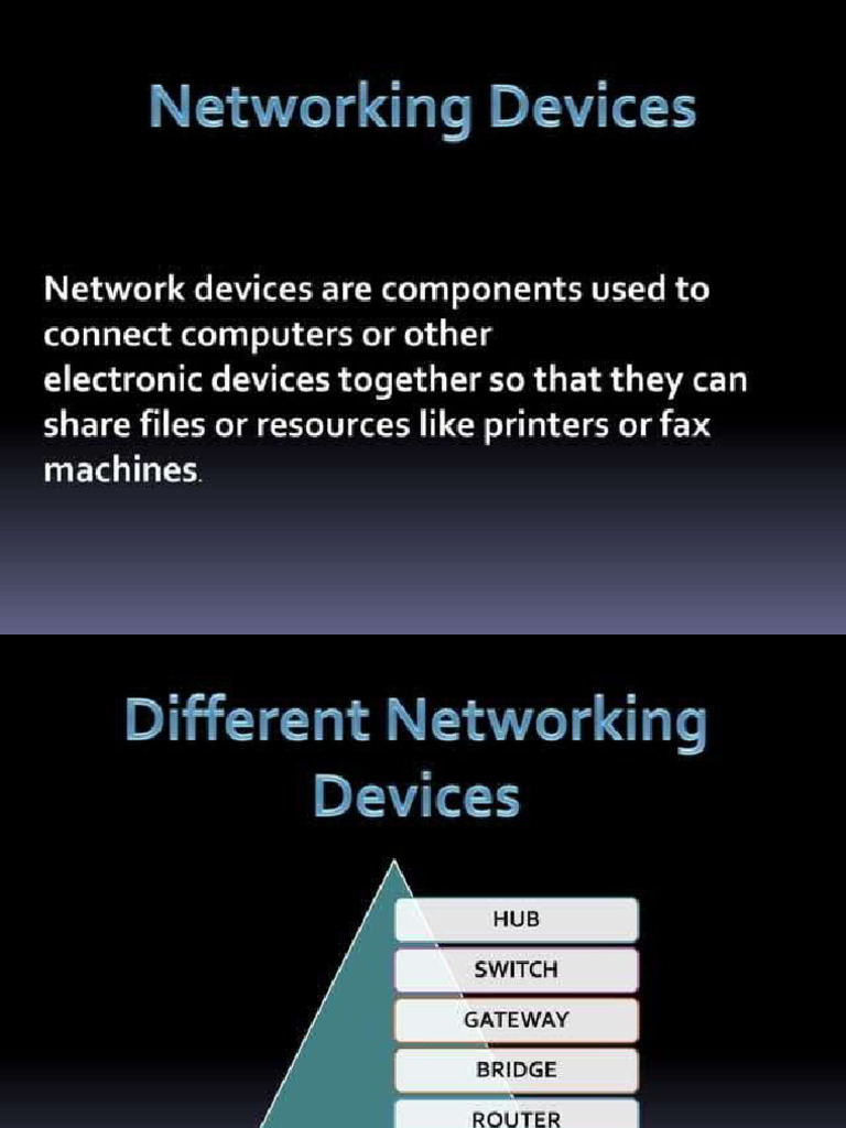 Lesson 3 - Networking Devices | PDF