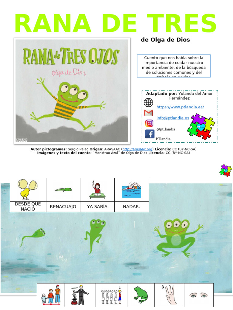 Cuento de La Rana de Tres Ojos | PDF