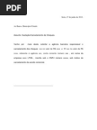 Modelo Carta de Cancelamento