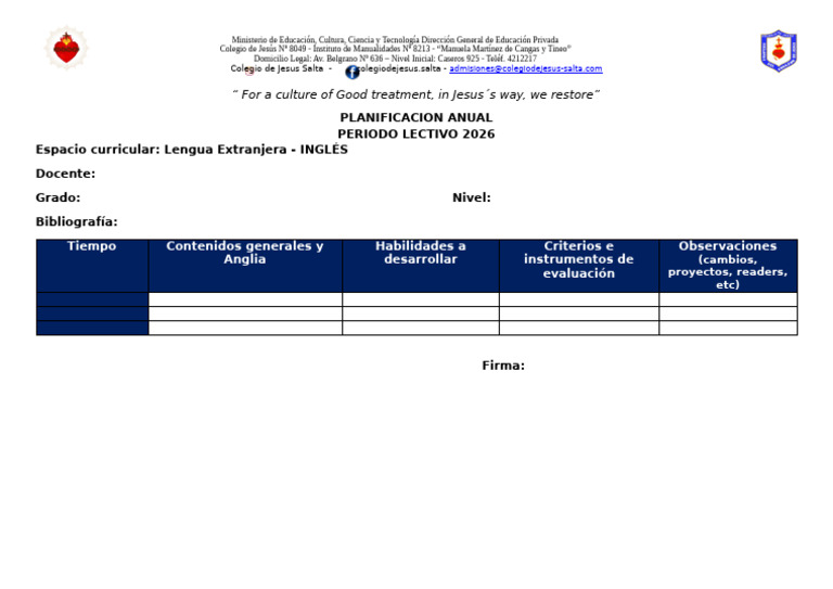 Planning Template | PDF