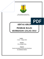 Kertas Kerja Bulan Kecergasan 2012