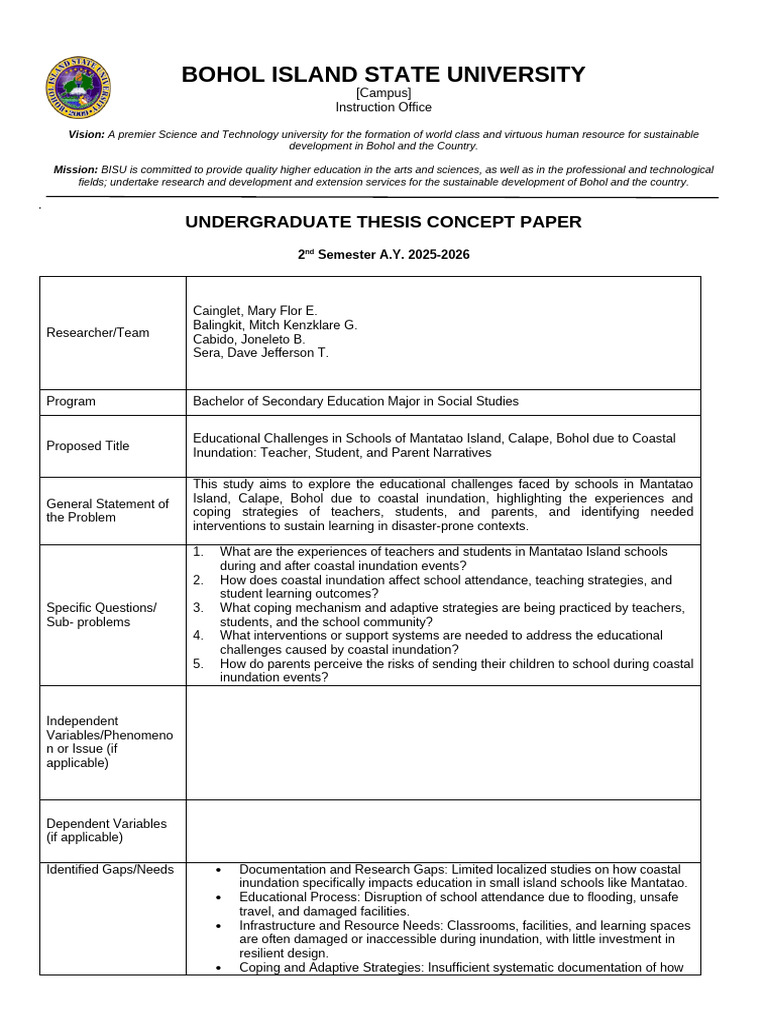 Concept Paper Title 2 | PDF | Emergency Management | Psychological ...