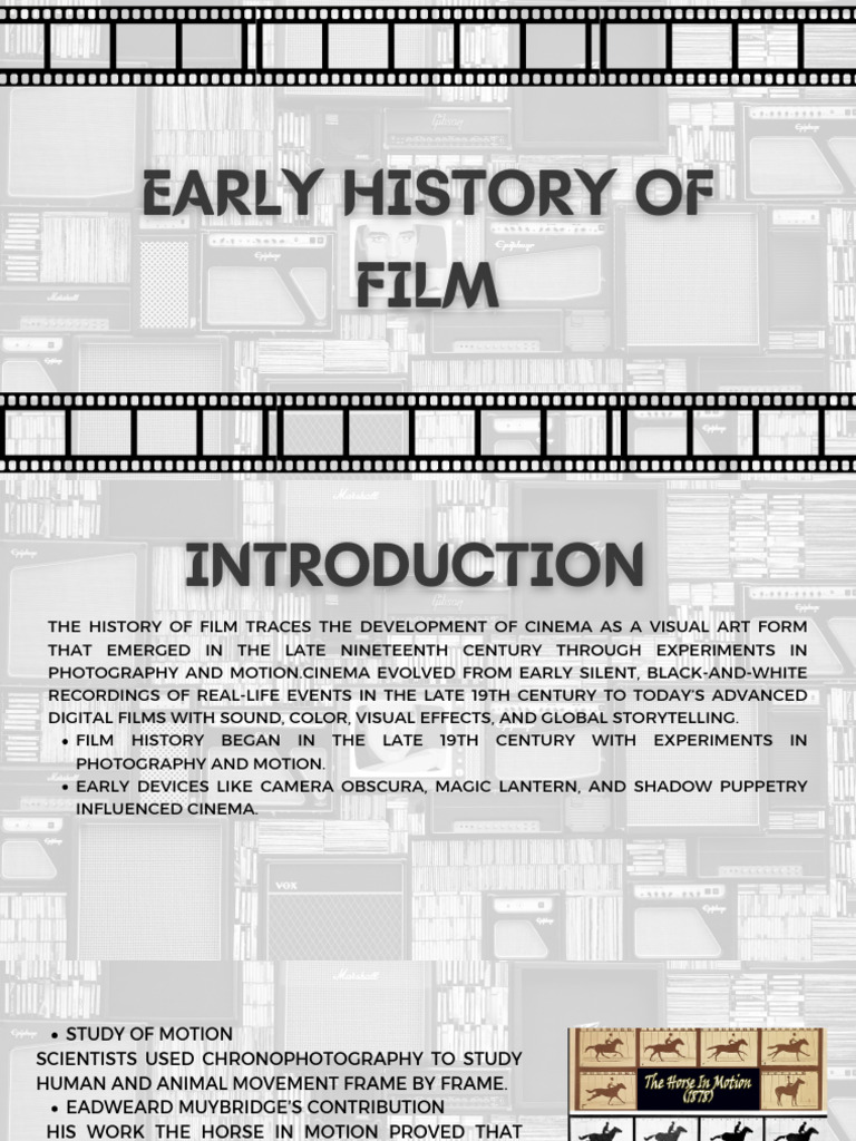 Early History of Film - 20260122 - 062451 - 0000 | PDF | Silent Film ...