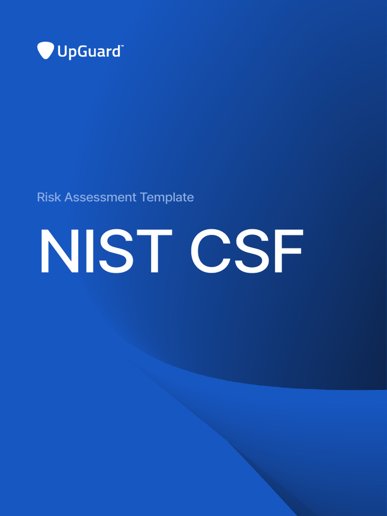 Template Risk Assessment NIST CSF | PDF | Risk | Risk Assessment