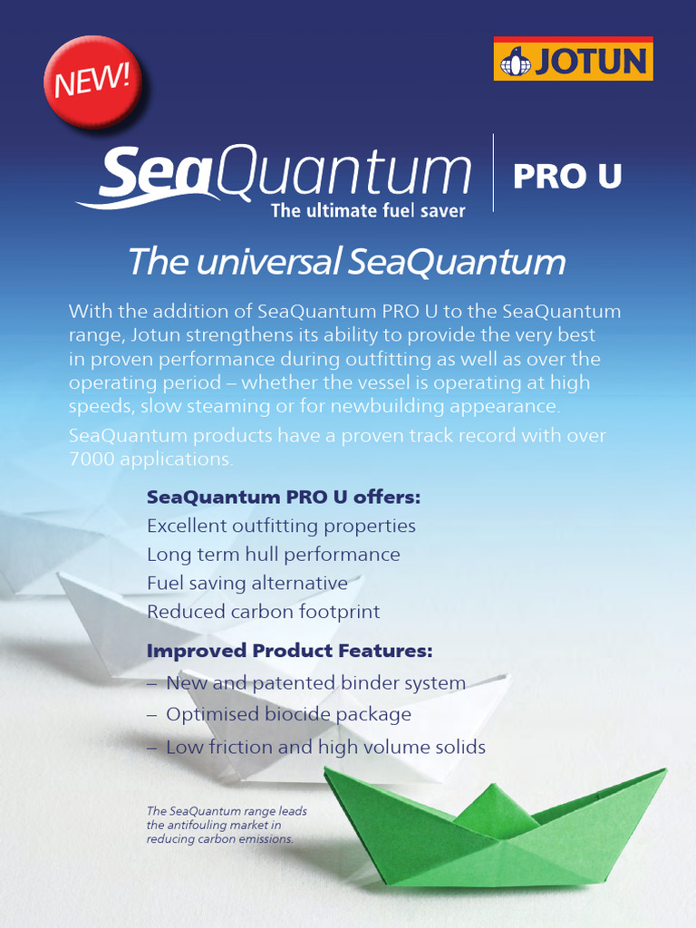 Seaquantum Pro U Brochure | PDF | Paint | Applied And Interdisciplinary ...
