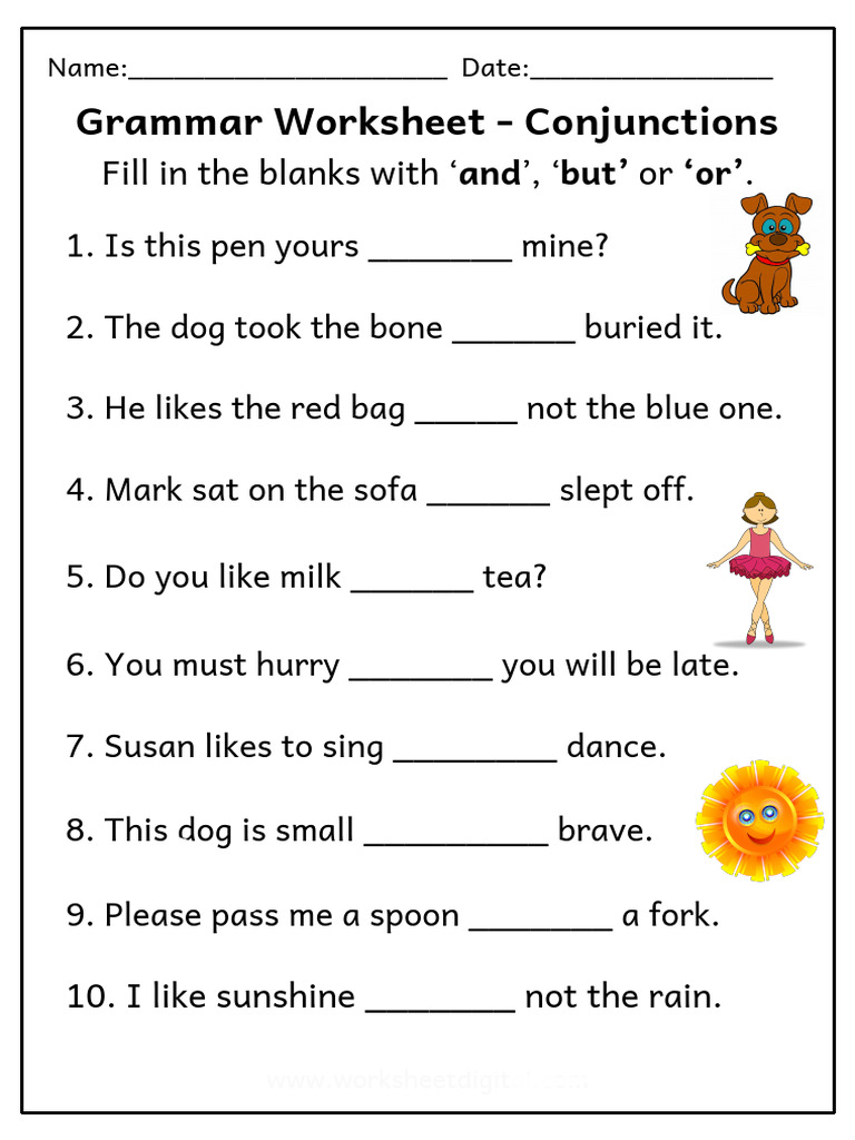 Grammar Conjunctions 2 Fwkv2m | PDF