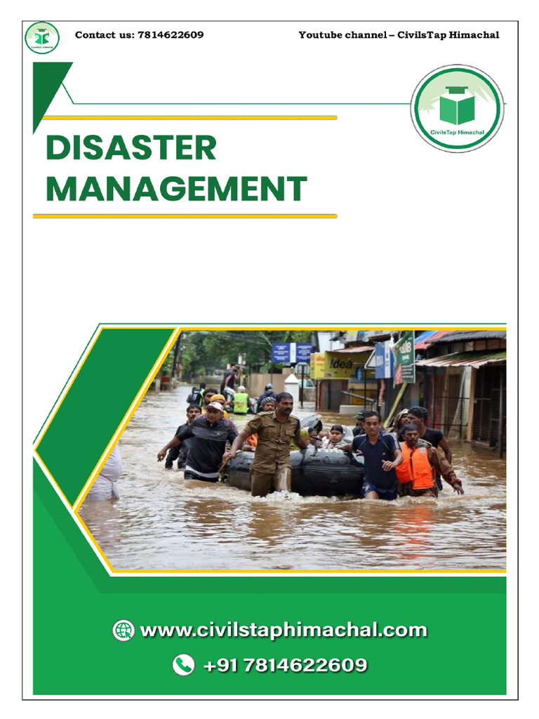 Disaster Management Mains | PDF | Disaster Risk Reduction | Emergency ...