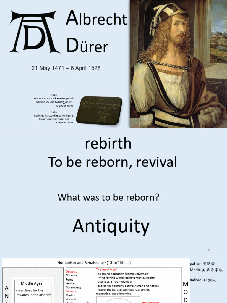 Handout 7 - Renaissance - Complete | PDF | Renaissance | Albrecht Dürer