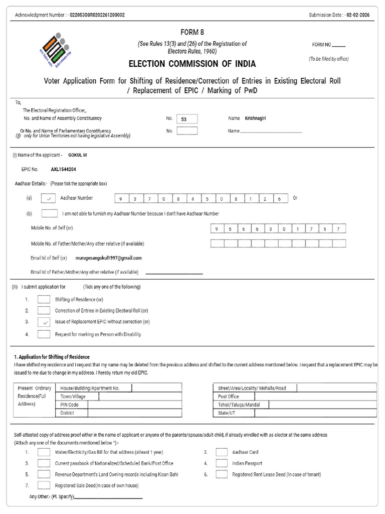 Signed S22 Form 53 S22053O8R0202261200002 Form8S220 | PDF