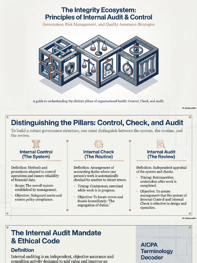 Internal Audit Control and Quality Assurance | PDF