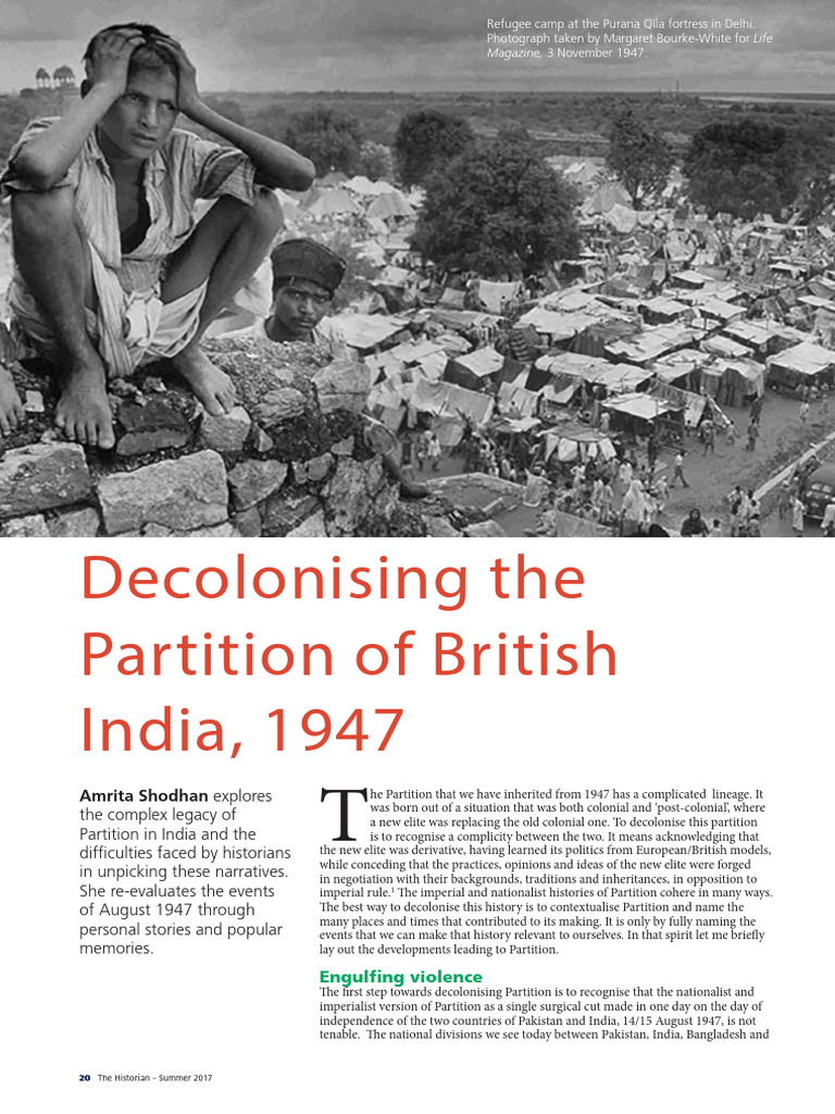 Decolonising Partition | PDF | Partition Of India | Pakistan