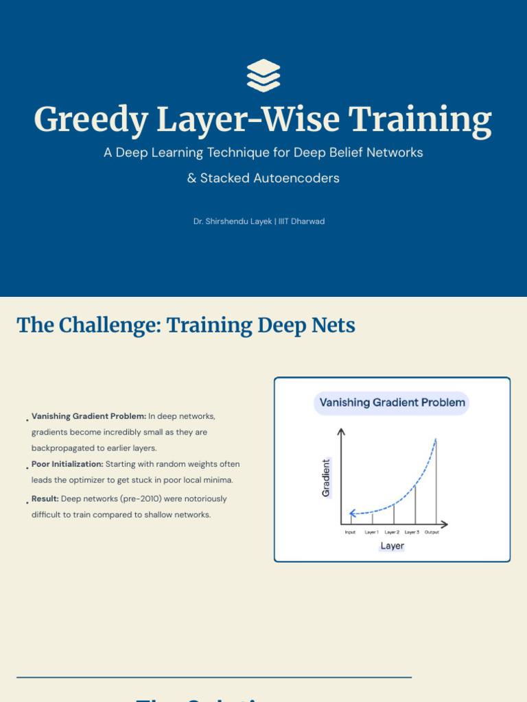 1.10 Greedy Layer-Wise Training | PDF | Deep Learning | Machine Learning