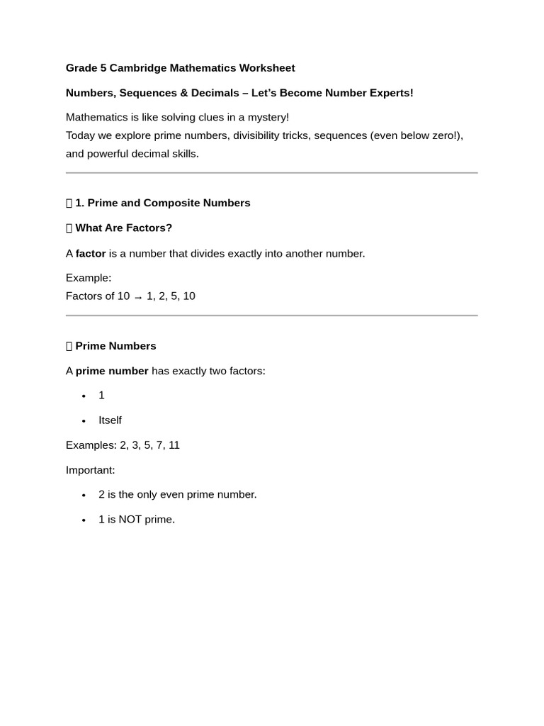 Mathematics Revision Booklet | PDF | Subtraction | Numbers