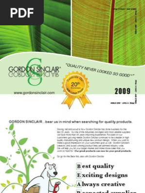Gordon 2009 Catalog