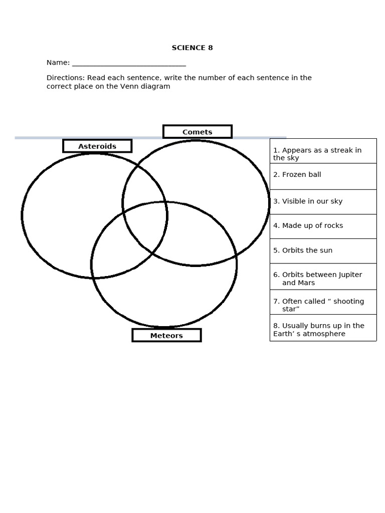 SCIENCE 8 - Activity Sheets | PDF