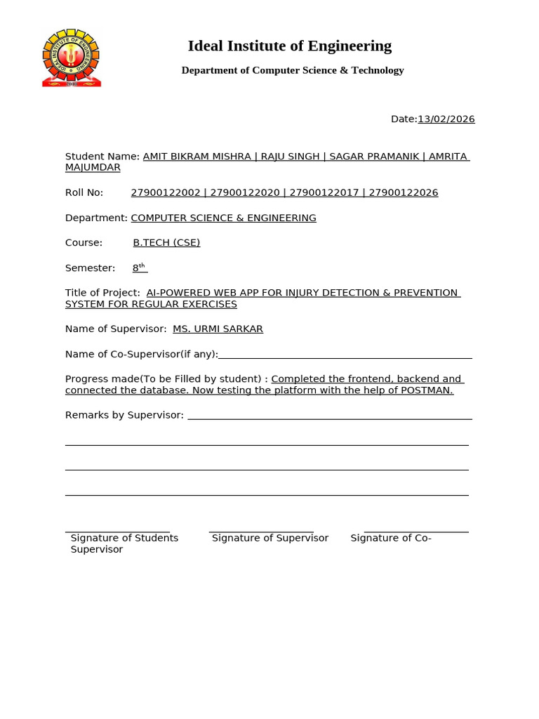 Project Diary | PDF