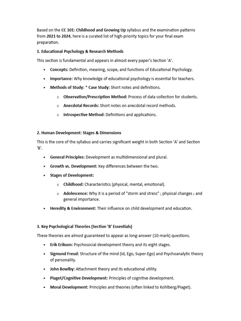 cc101 Syllabus | PDF | Psychology | Socialization