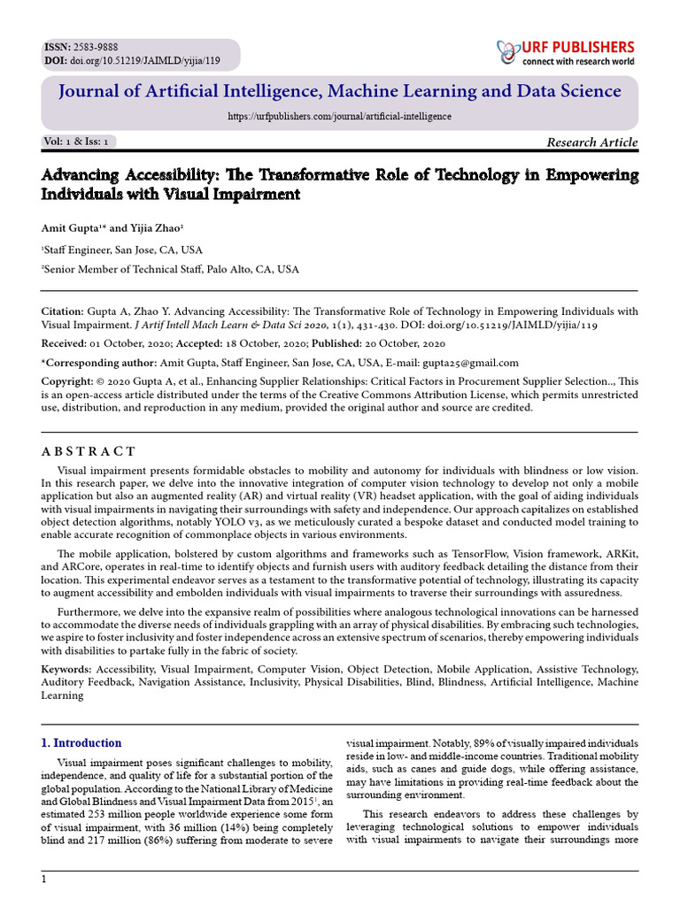 Advancing Accessibility: The Transformative Role of Technology in ...