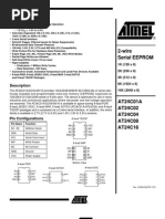 2-Wire Serial EEPROM: Features