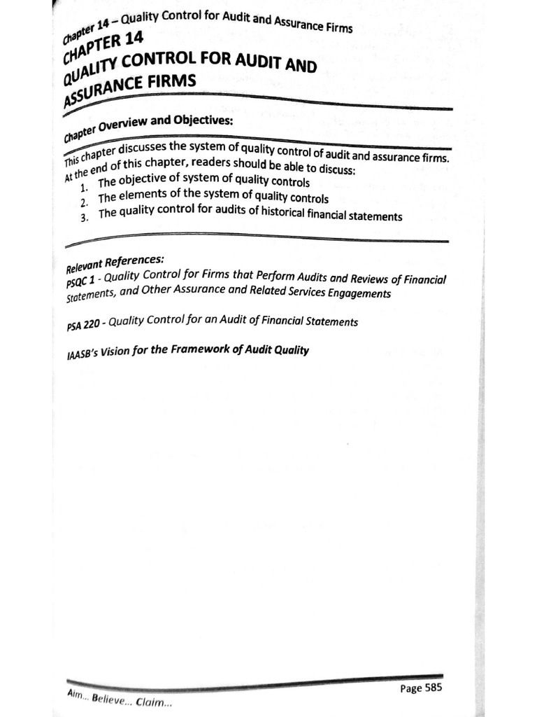 Quality Control | PDF