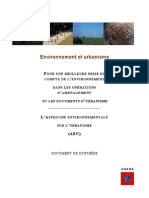 Analyse Environnementale Urbaine - Résumé ADEME2003