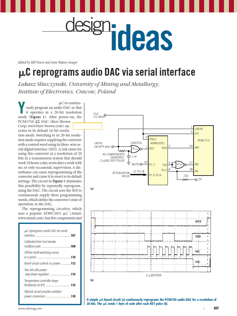 EDN Design Ideas 1999 | PDF | Diode | Amplifier