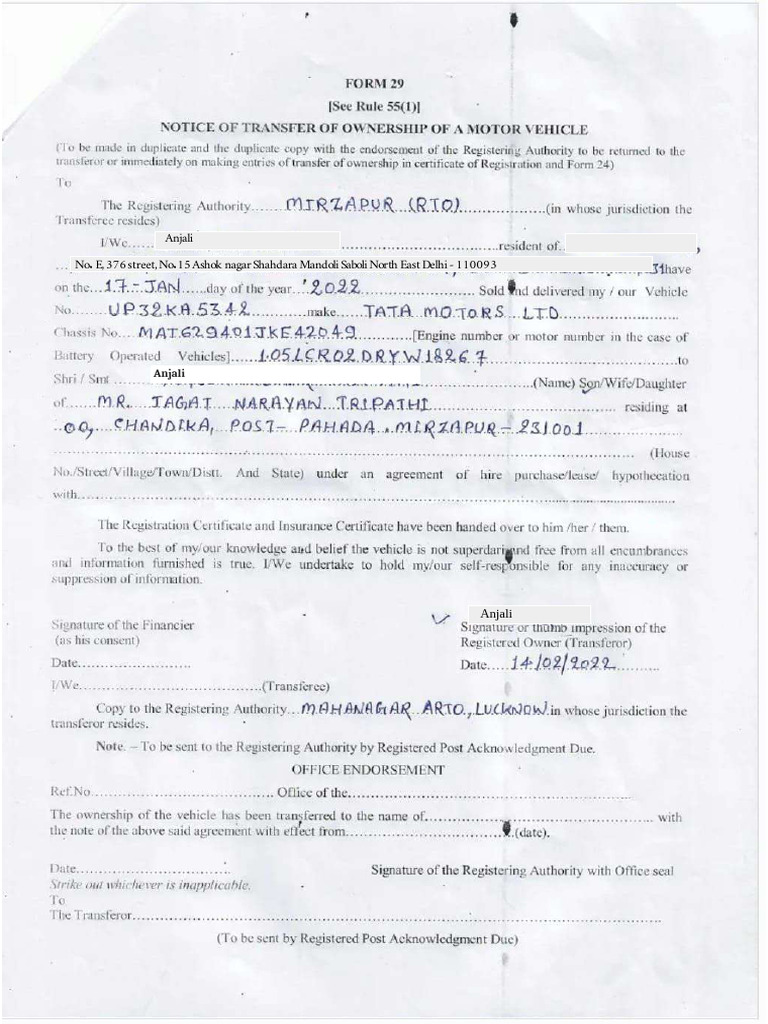 Form 29 | PDF