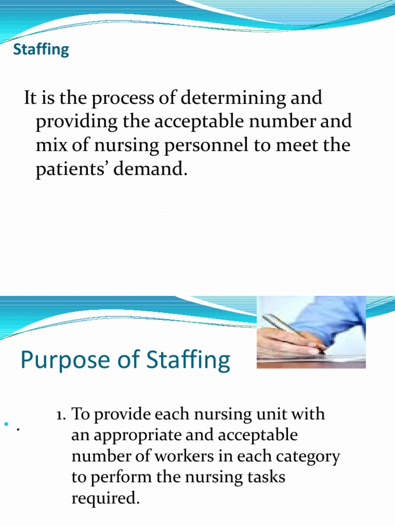 Staffing Nursing Hospital