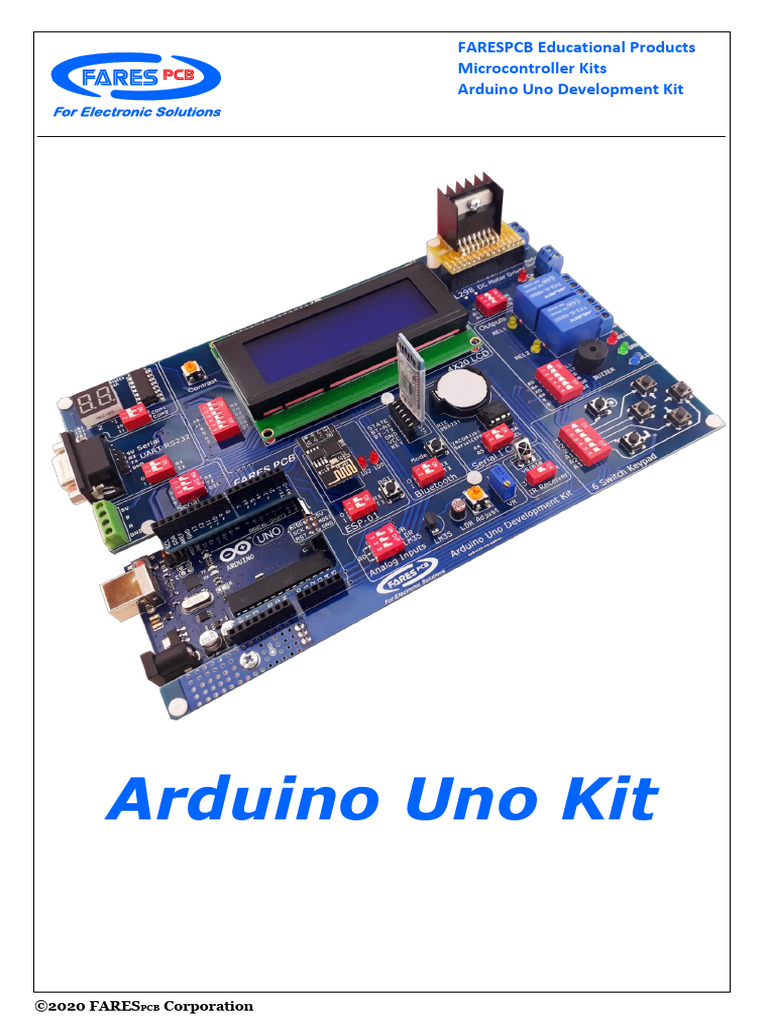 Arduino Uno Kit | PDF | Arduino | Microcontroller
