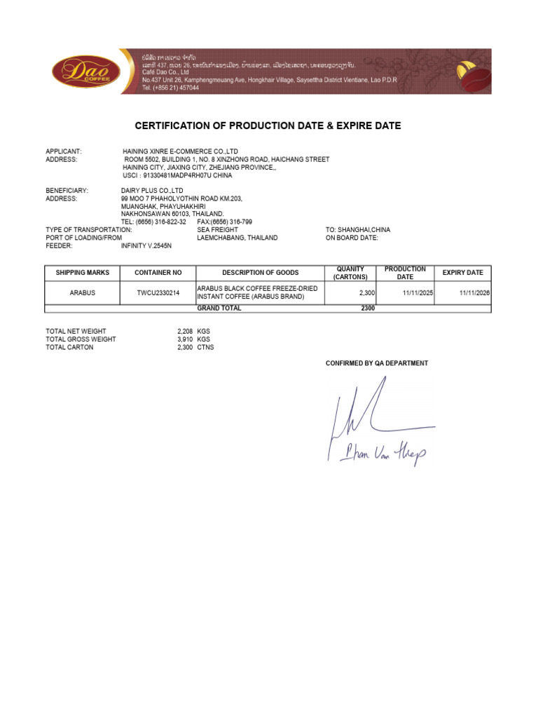 Certification of DM | PDF