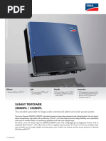 SMA Sunny Central SCS 4600 UP-S Datasheet | PDF | Direct Current ...