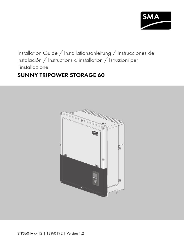 STPS60 Manual | PDF | Électrotechnique | Électricité