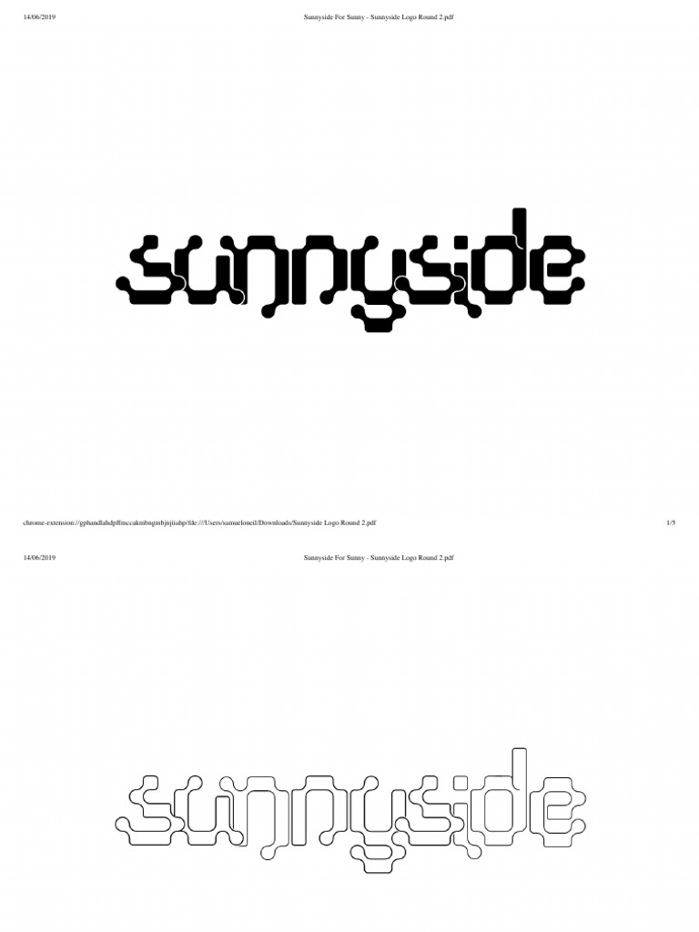 Sunnyside For Sunny - Sunnyside Logo Round 2 | PDF