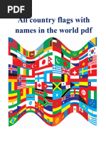 A4 Printable Country Flags List | PDF | North Africa | Asia