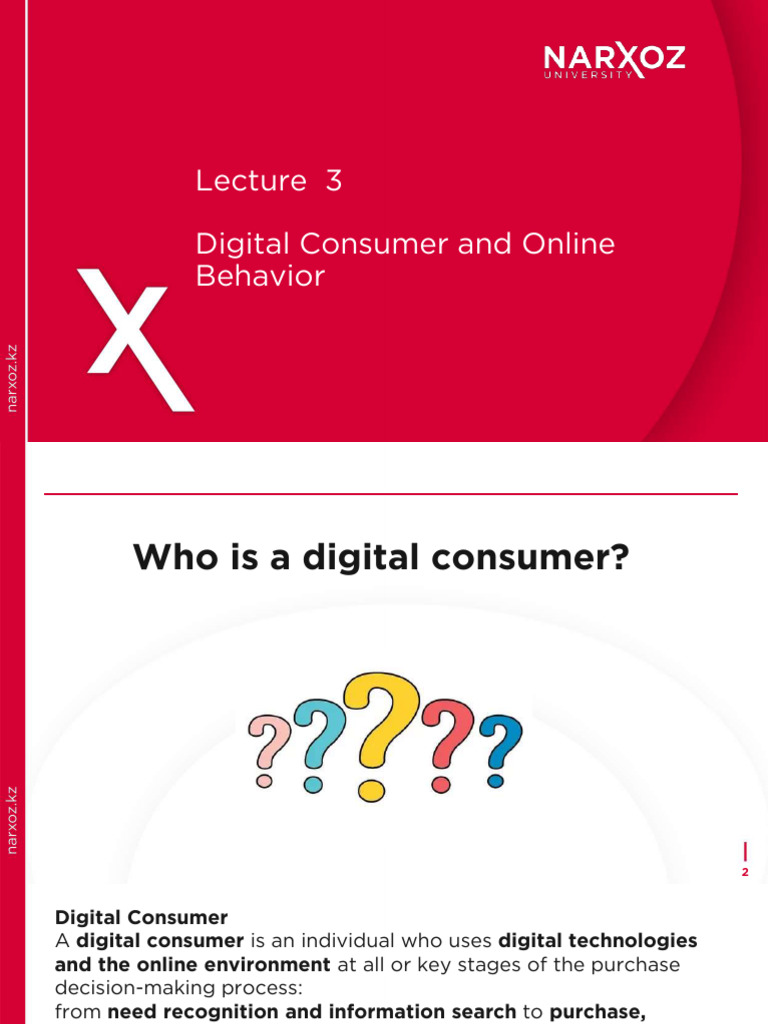 Lecture 3 Digital Consumer and Online Behavior | PDF | Target Audience ...