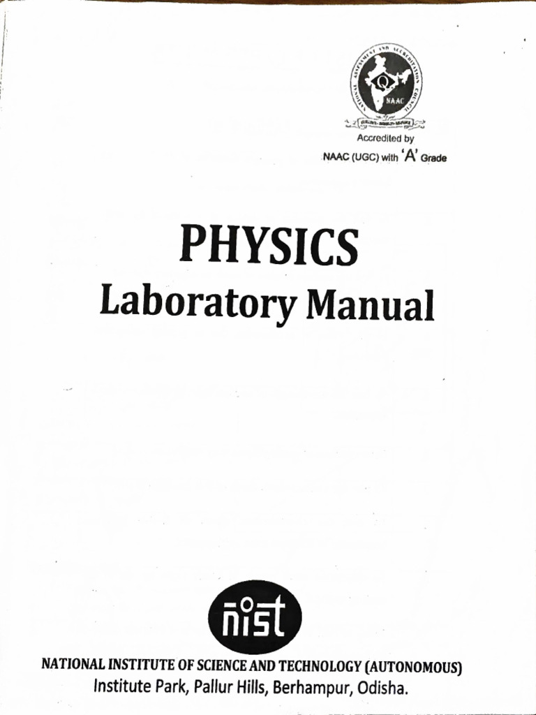 Physics Lab Manual | PDF