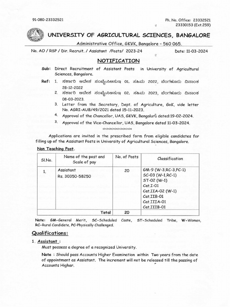 Notification Dated 11-03-2024 | PDF