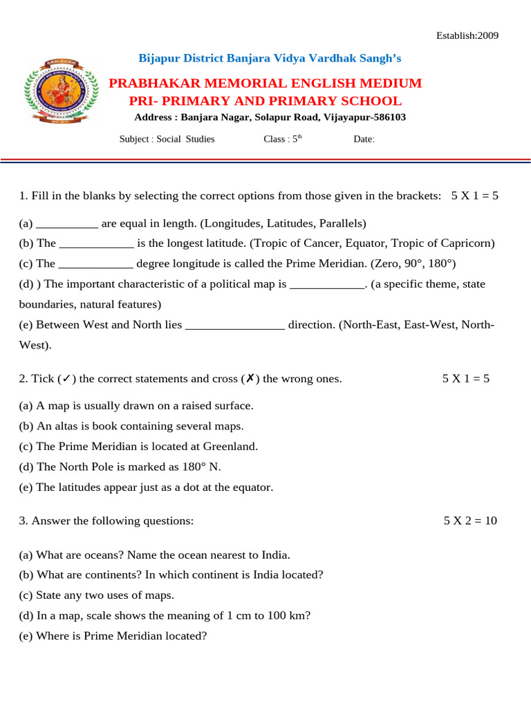 SST 5th | PDF