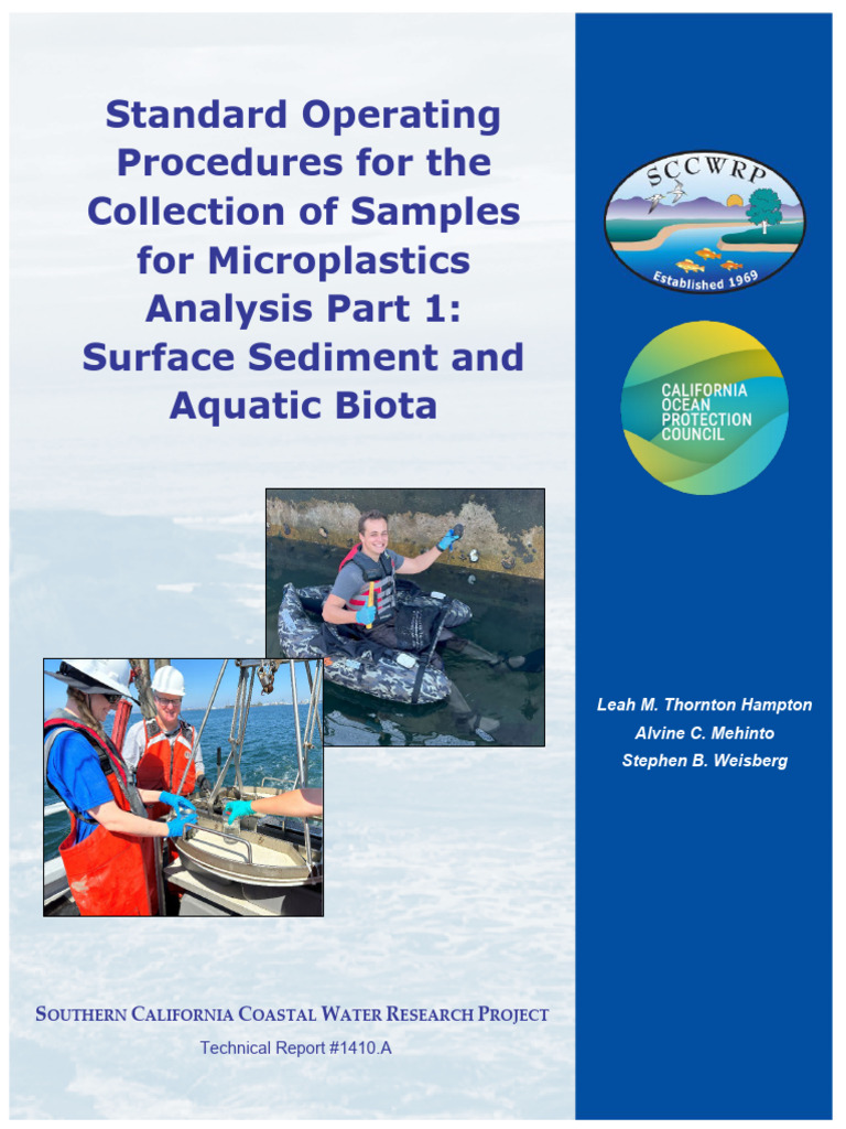 1410A MicroplasticsSampleCollectionSedimentBiota | PDF | Sampling ...