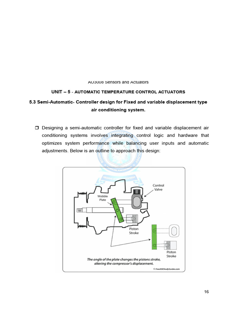 Semi Automatic Temperature Control | PDF | Actuator | Mechanical ...