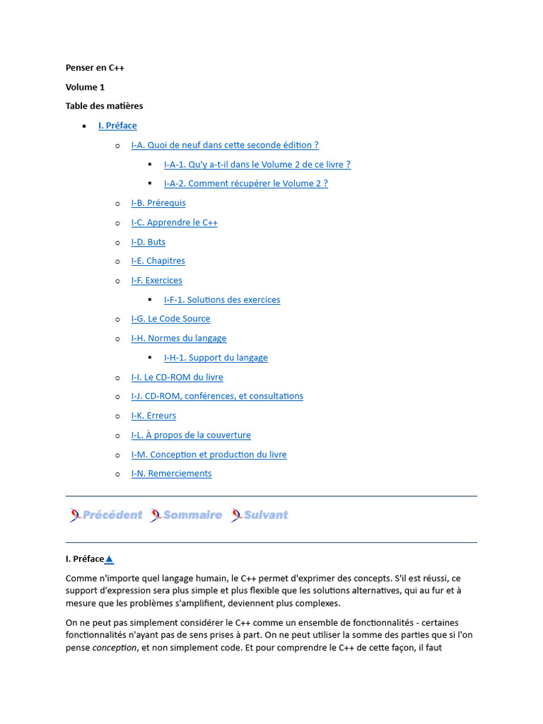 Penser en C++ PAT1 | PDF | C ++ | Java (Langage de programmation)