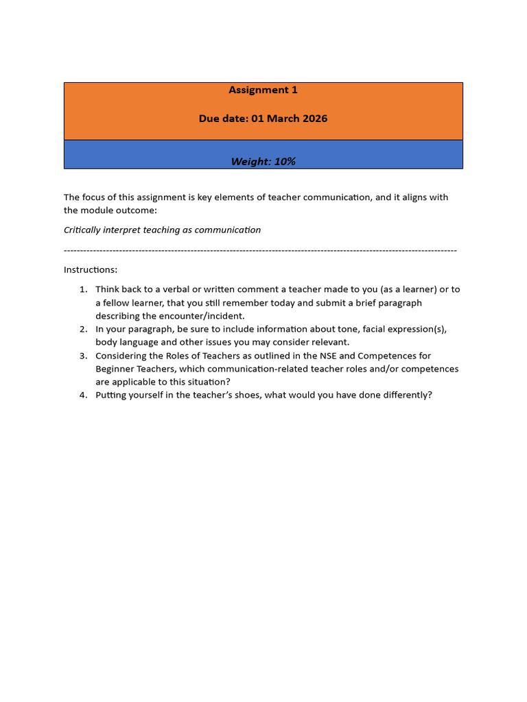 Assignment 1 | PDF